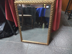 Very Old Gilted mirror 50x66 cm