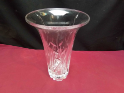 A Lovely Glass Vase. H.24 Cm.