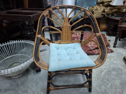 A Nice bamboo chair & cushion
