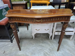 A Nice console table with ormolu fittings. Approx 98x75x30 cm