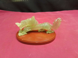 Chinese Carved JADE-Dragon (perfect condition)