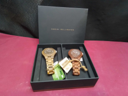 2 New WEWOOD American Wrist Watches 100% Natural Wood.