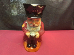 A large 1940s SHORTER & SONS Staffordshire CHELSEA PENSIONER toby jug 9 inches high with no defects