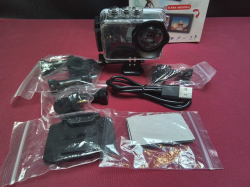 Inovalley Camera Sport with accessories.