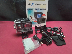 Inovalley Camera Sport with accessories.
