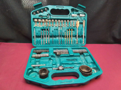 A Makita Box with Odd Drills sockets etc.