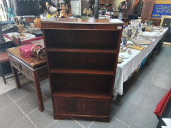 A Mahogany Bookcase((1123) W.78 D.28 H.133 Cm.