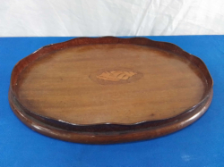 A Small Edwardian Inlaid Tray. W.20 L.30 Cm.