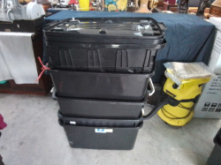 5 Large Plastic Box.