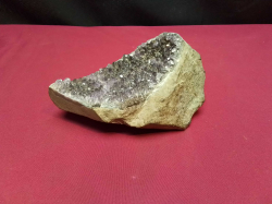 Genuine Amethyst Gemstone. L.14 Cm. 