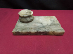 Antique 19. Century marble writing set. 10x16 Cm.