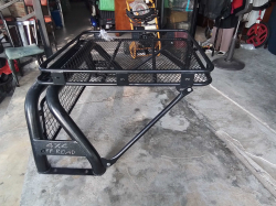 Low Bar A Shape with tray for truck. W.156 L.113 H.64 Cm.