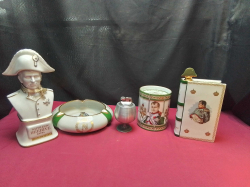 5 collectors items of Camus cognac memorabilia 