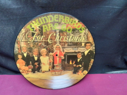 A rare 'Thunderbirds Are Go For Christmas' (1986) UK limited edition vinyl picture disc LP