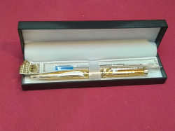 'Golden, Diamond' Fancy Ballpen with Spare CROSS Refill   