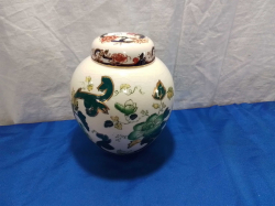 A Masons Chartrevse  Pattern Gingar Jar.H.18 Cm.