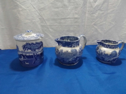 3 Various Copeland Spode Italian ( Pot, Jug and Sugar Pot)