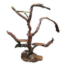 Wooden Display Shelf. W.64 H.68 Cm.