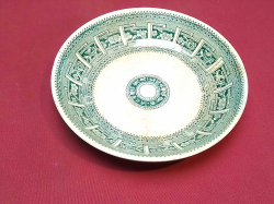 An Antique Plate with signed on base.W.13 Cm.