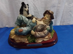 A Large Resin Figure Group From the Wellington Collection. W.16 L.22 H.18 Cm.