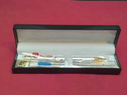 Fashion Ballpen with Red Rose+ Cross Spare refill inbox.