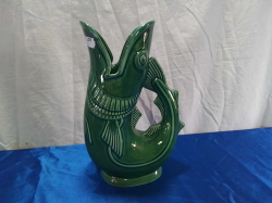 A Large Devon Glugle Jug.W.20 H.28 Cm.