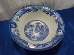 A Very Large Masons Blue and White    Bowls. W.32 H.12 Cm.