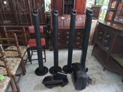 A Samsung Bluetooth Home Theatre set.