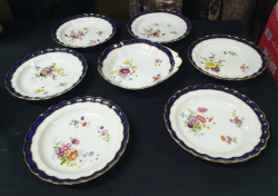 19th century 
C,1895 English Royal Worcester 7 piece porcelain  set pattern no.4980 some slight a/f. Over all very nice condition 