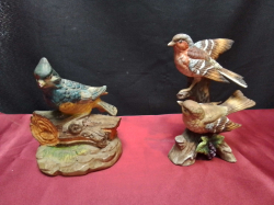 A Set of Lovely Bird Sculptures.