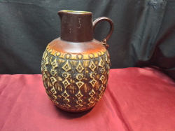A Nice Ceramic Jug. W.17 H.25 Cm.