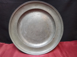 A Nice Collectable Pewter Plate. W.31 Cm.