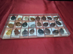 A Selection of 25 Petchaburi Different Monks Amulets.