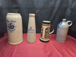 A Selection of 4 Brew House Beer Jugs.