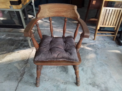 An Antique Captains Smoker Chair.