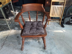 An Antique Captains Smoker Chair.