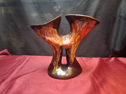 Mid century French ceramic vase. 27x26 cm