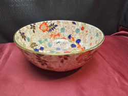 A Large Masons Bowl in Bittersweet   Pattern. W.26 Cm H.10 Cm.