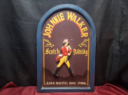 Vintage Advertising Johnnie Walker Scotch Wisky. Demensions: 60x40 cm