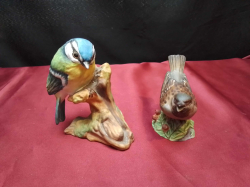 2x Nice Bird Figures ( 1 Royal Worcester 1 Coalport)
