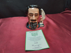 An Intermediate Size Charecter Jug   of Charles Dickens in A Limited Edition (No.1453) by Royal Doulton. W.10 H.12 Cm.