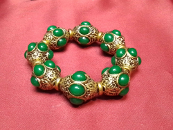 A Lovely Green Jade Bracelet.