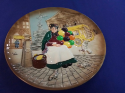 The Old Balloon Seller a Character Plate by Royal Doulton. W.25 Cm.