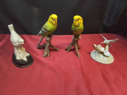 4  Lovely Birds figurine. H.Cm.  