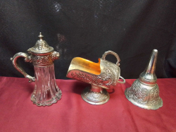 3 silver plated cutleries. 