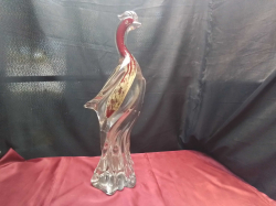 An original large Murano standing bird A/F . W.16 H.60 Cm.