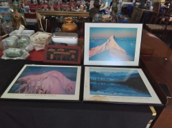 4 Printing Picturs ( 3 on Framed and glazedc 44x60 Cm.) 