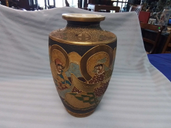 A Large Early Satsuma Vase. W.20 H.30 Cm.