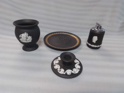 4 Pieces of Rare Black Wedgwood.