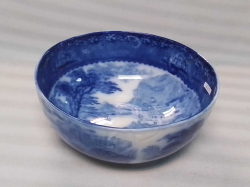 A Nice Victorian Blue and White English Bowl by Royal Staffordshire. W.20 H.8 Cm.